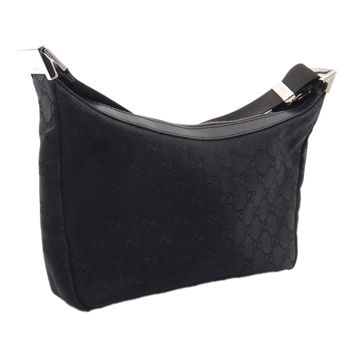 Gucci GG Canvas Crossbody Bag — Black