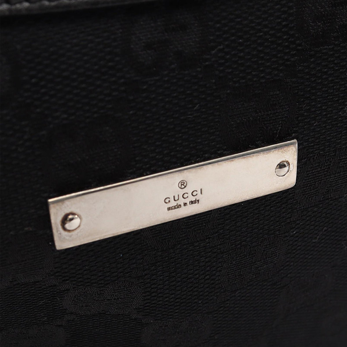Gucci GG Canvas Crossbody Bag — Black