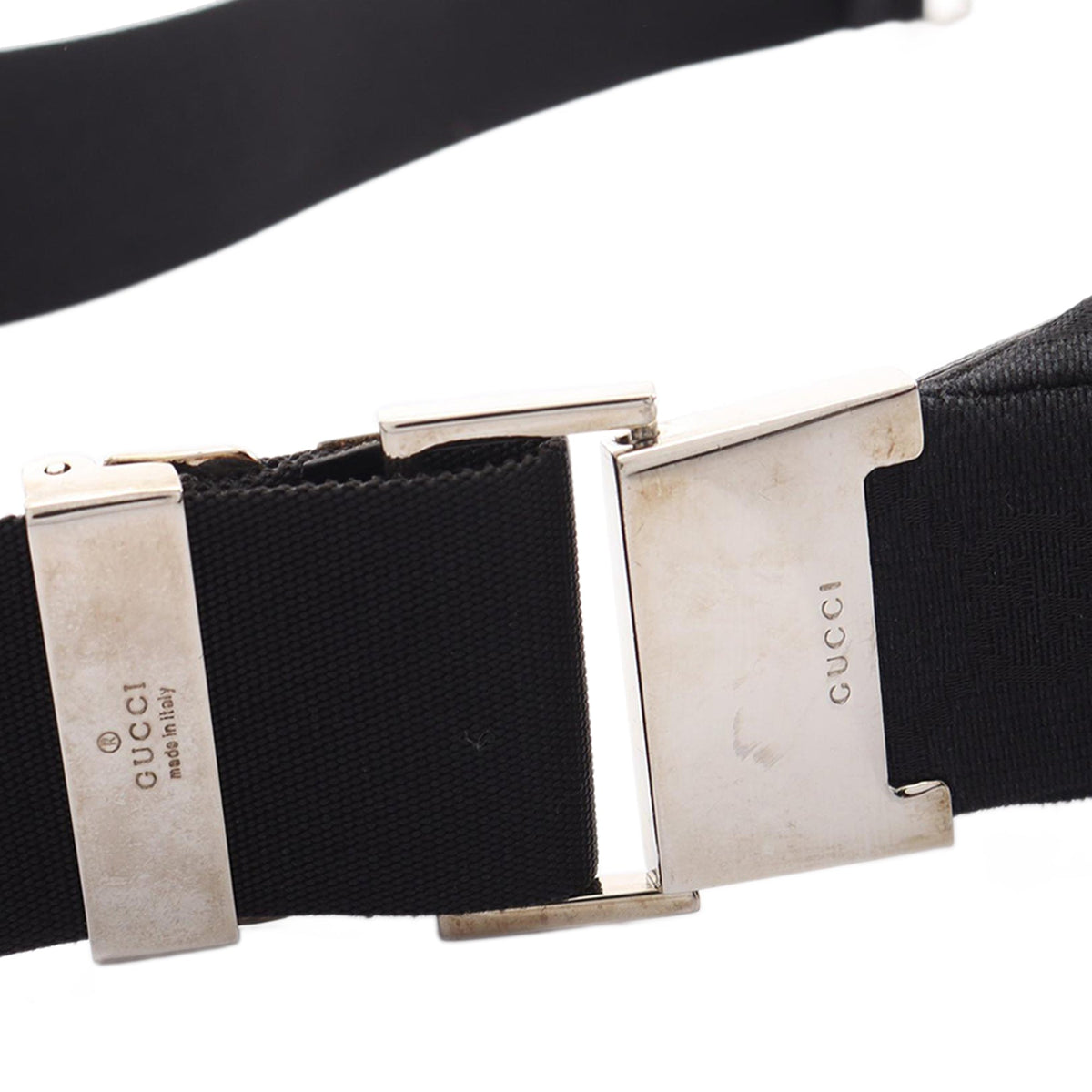 Gucci GG Canvas Crossbody Bag — Black