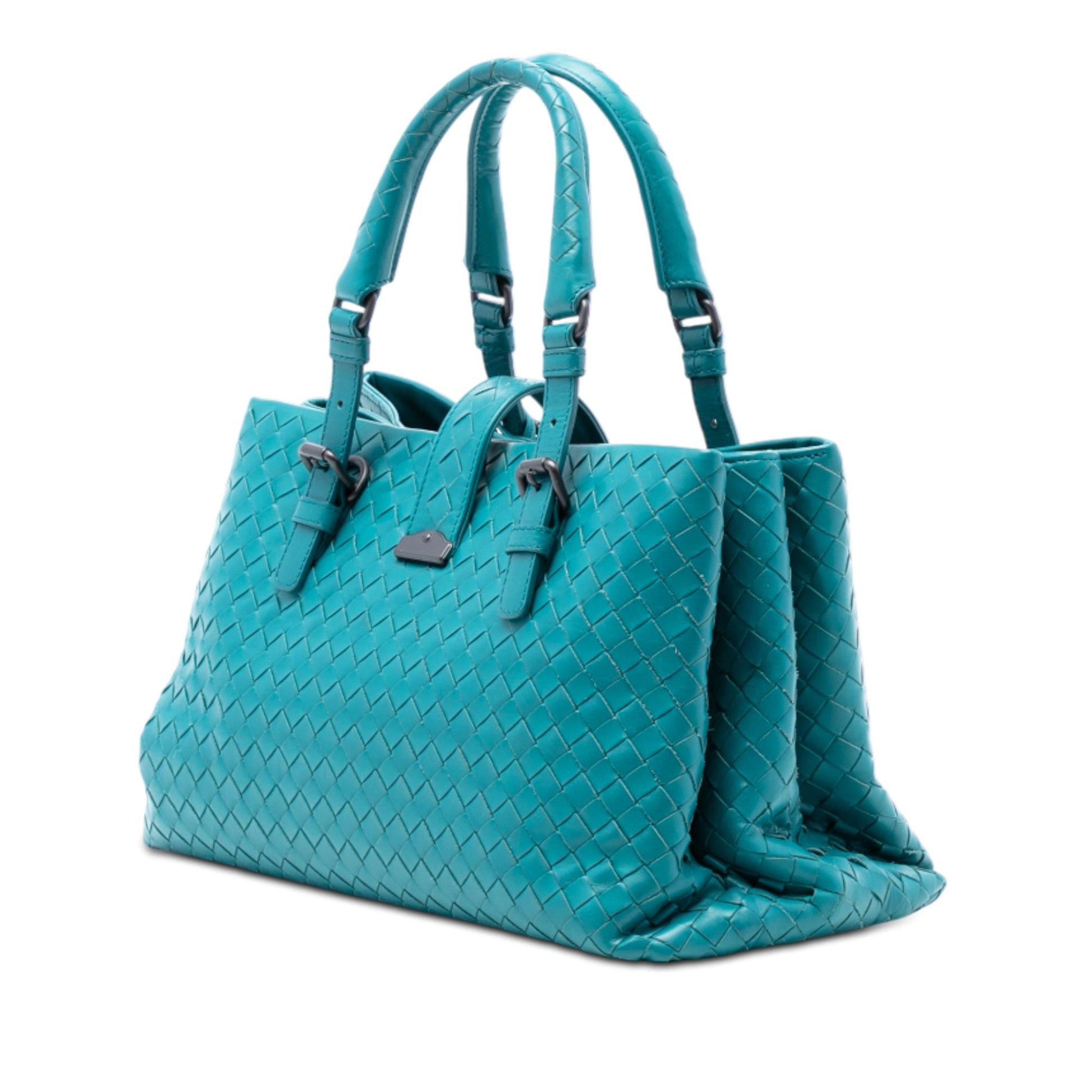 Bottega Veneta Small Nappa Intrecciato Roma Satchel