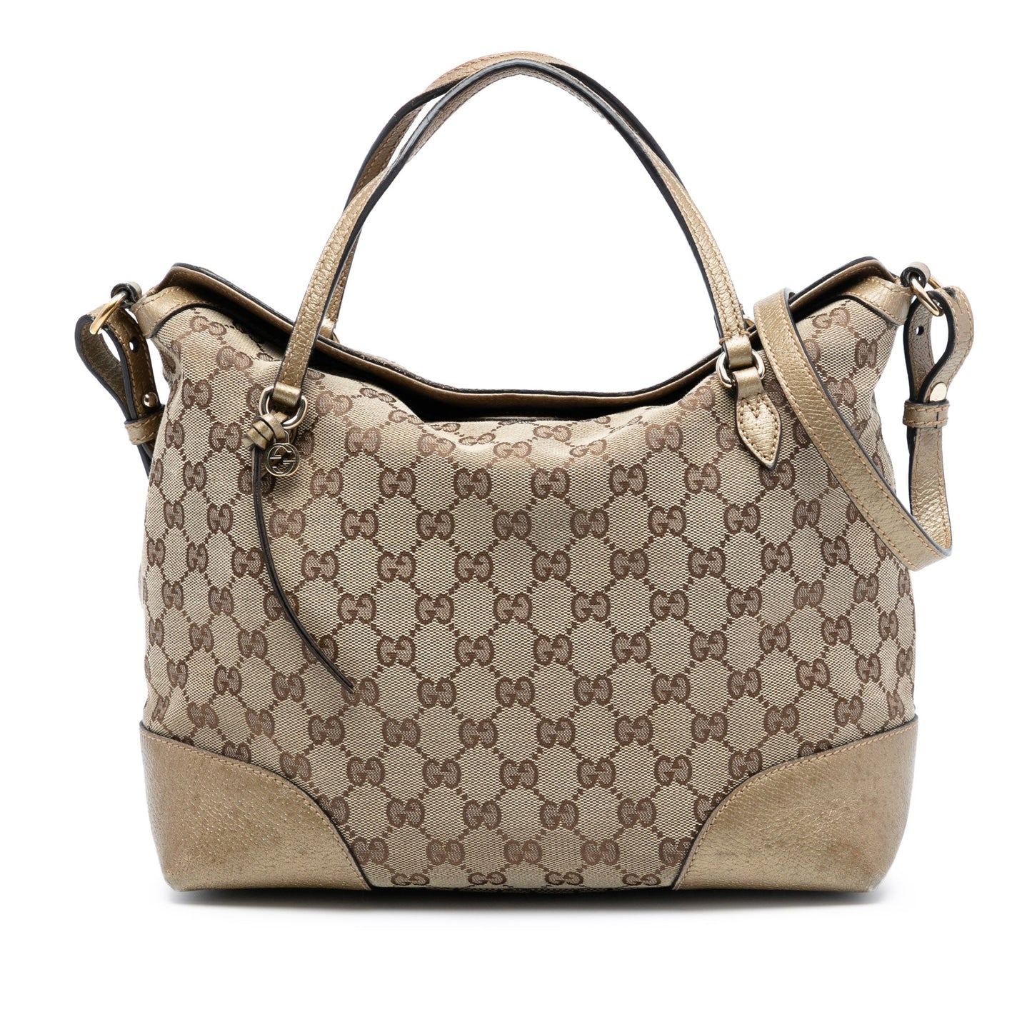 Medium GG Canvas Bree Fold Over Tote