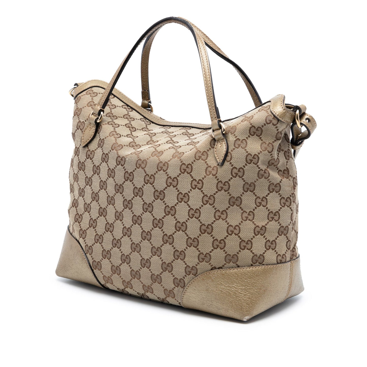 Medium GG Canvas Bree Fold Over Tote