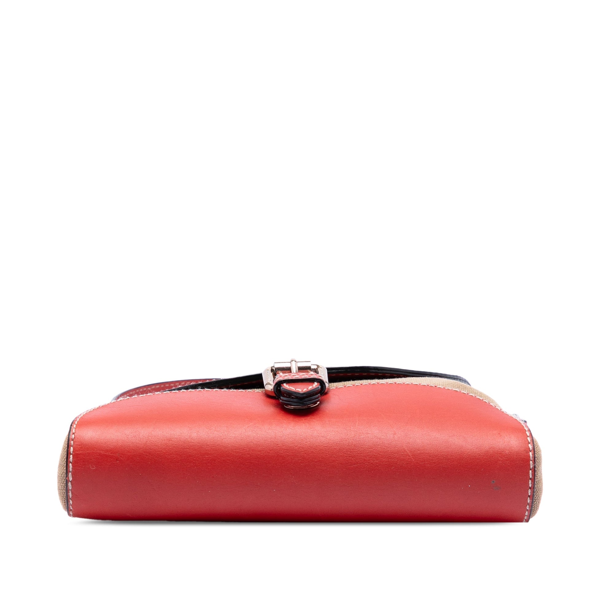 Burberry Leather and House Check Canvas Henham Crossbody