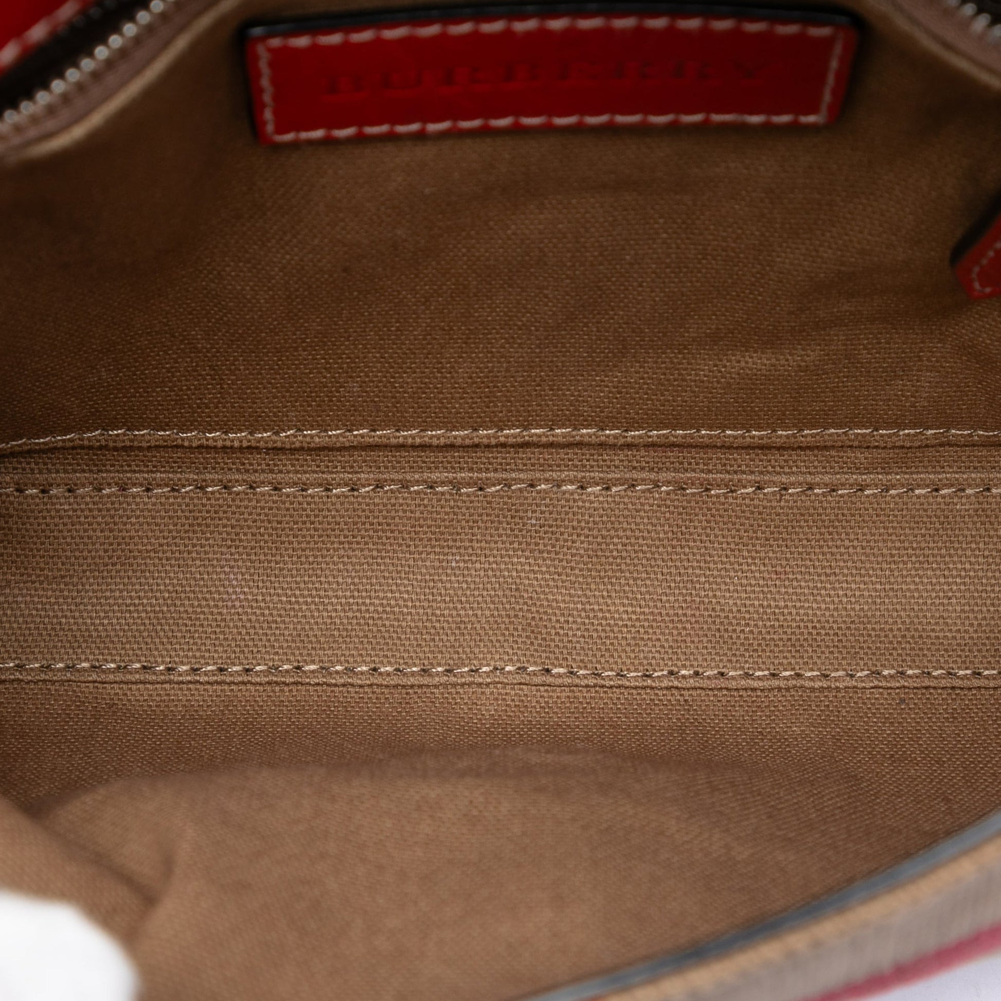 Burberry Leather and House Check Canvas Henham Crossbody