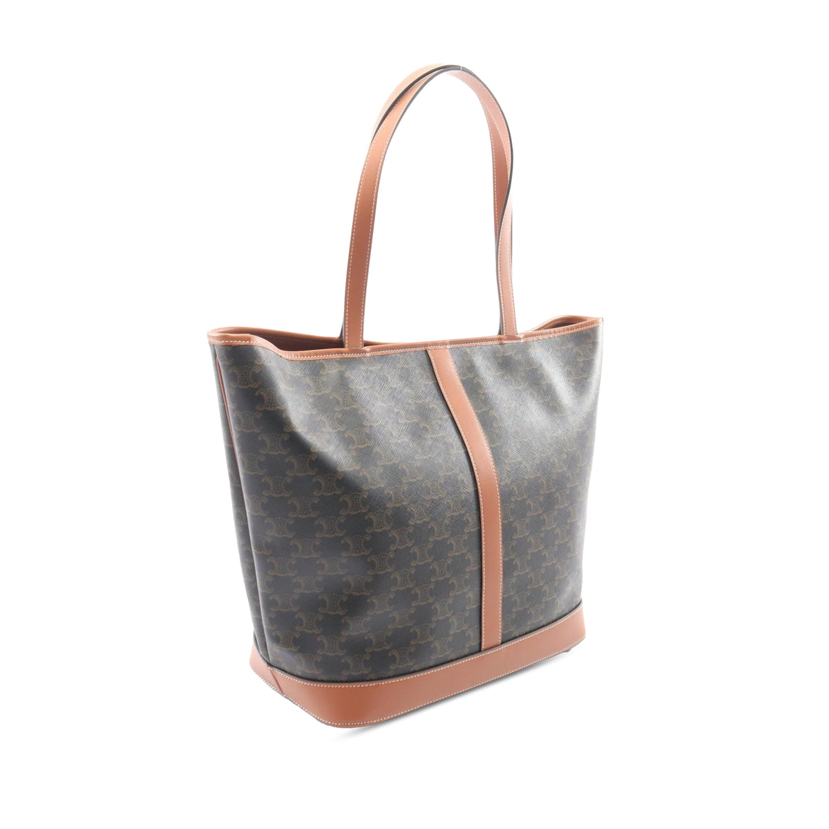 Celine Medium Triomphe Coated Canvas Cabas Tote
