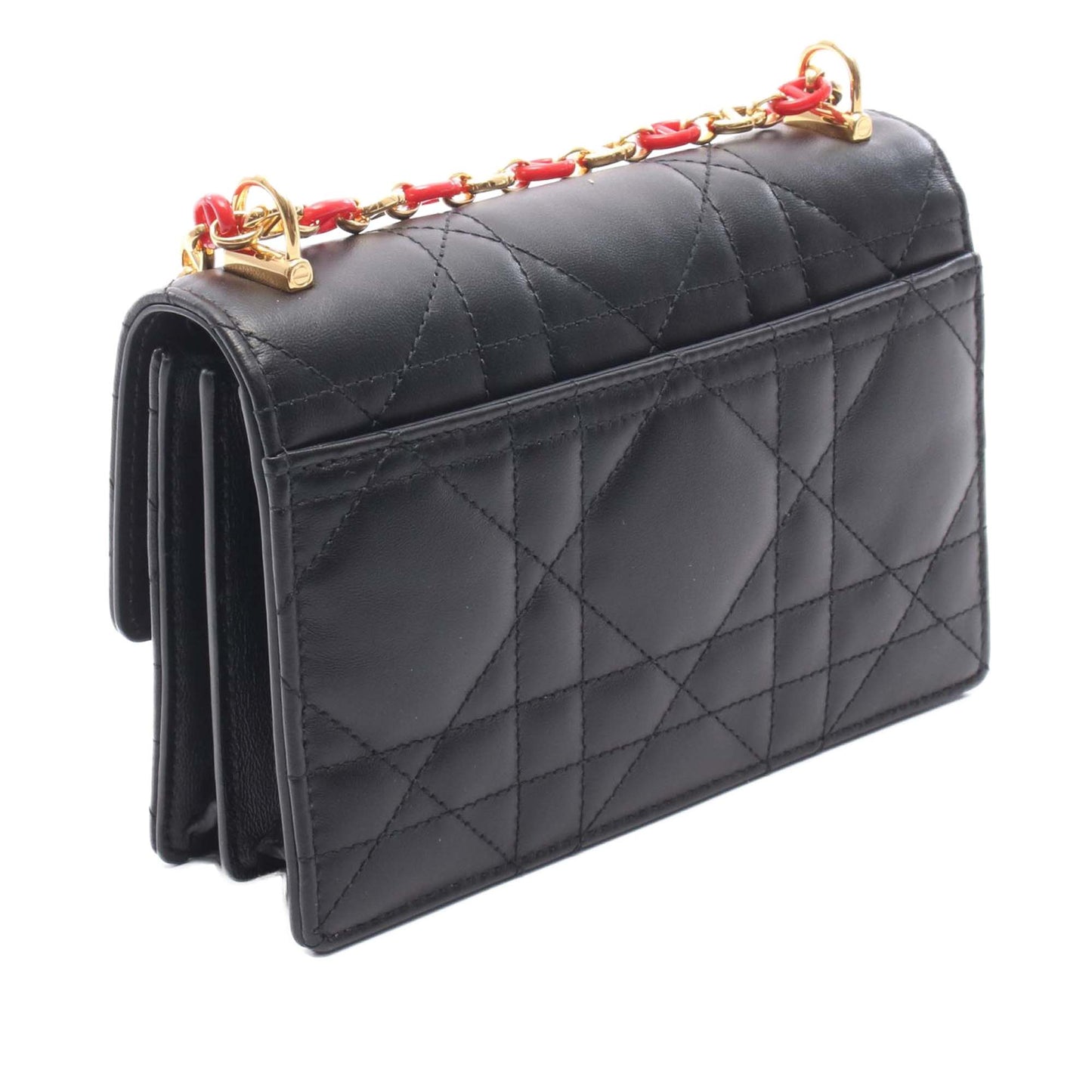 Dior DiorAmour Mini Lambskin Macrocannage Miss Caro Crossbody