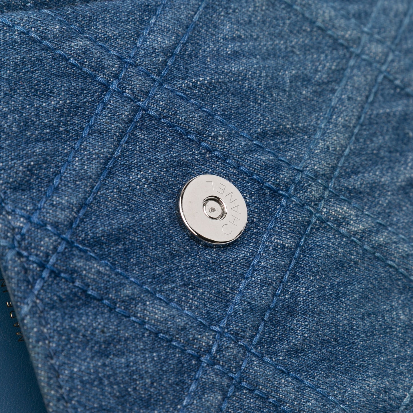 Chanel Denim 19 Phone Holder with Chain