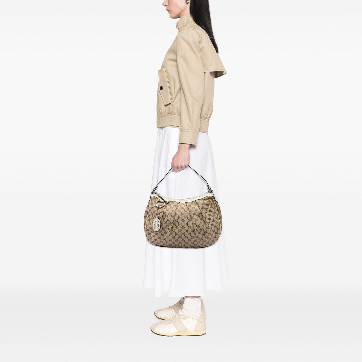 Gucci GG Canvas Sukey Shoulder Bag