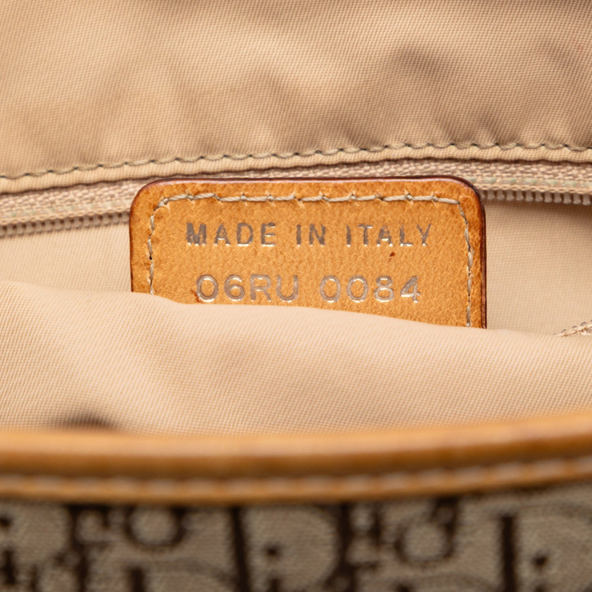 Dior Diorissimo Trotter Canvas Tote
