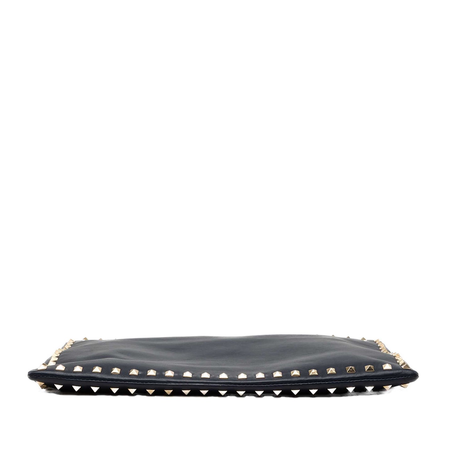 Valentino Leather Rockstud Clutch
