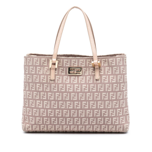 Fendi Small Zucchino Canvas Tote