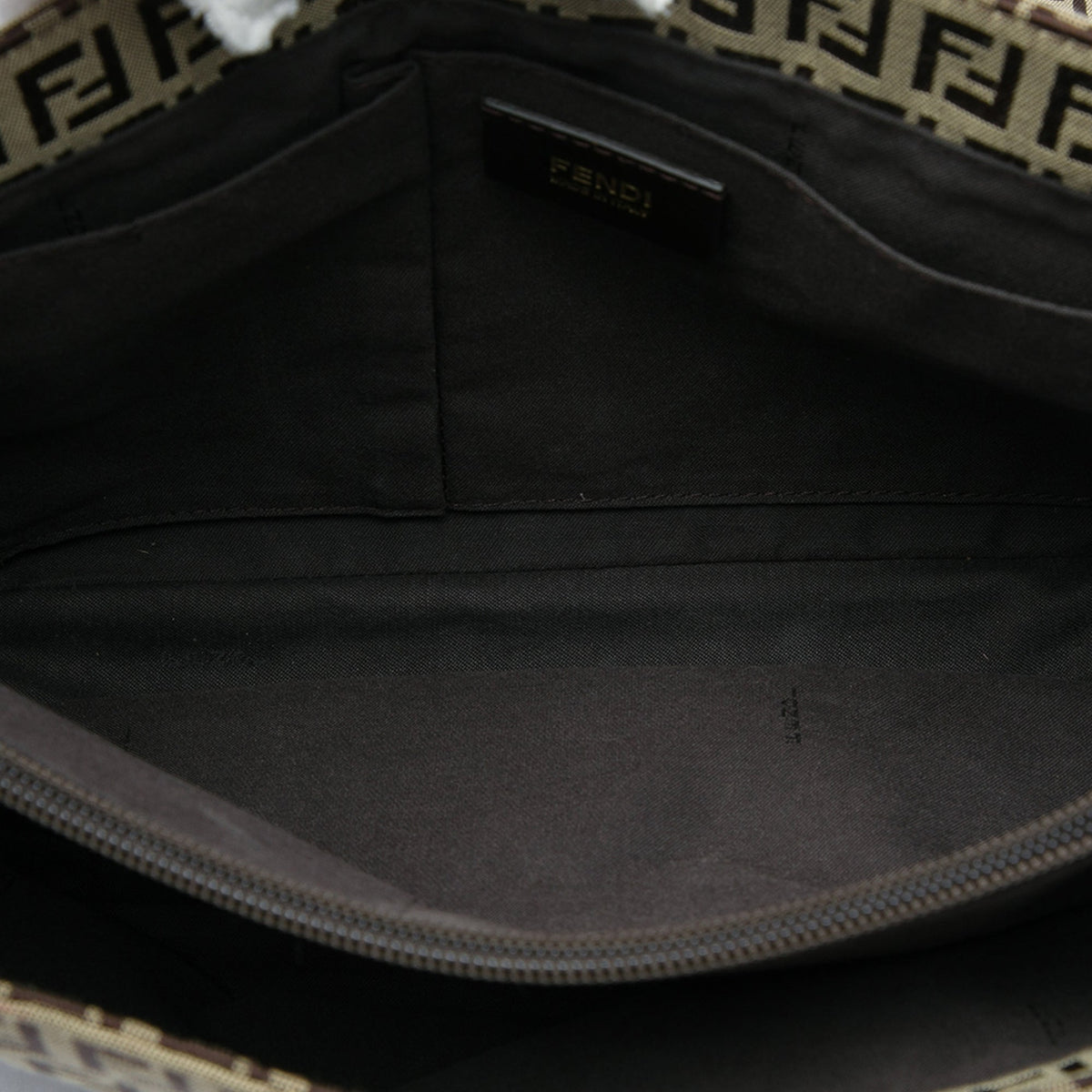 Fendi Zucchino Canvas Messenger Bag