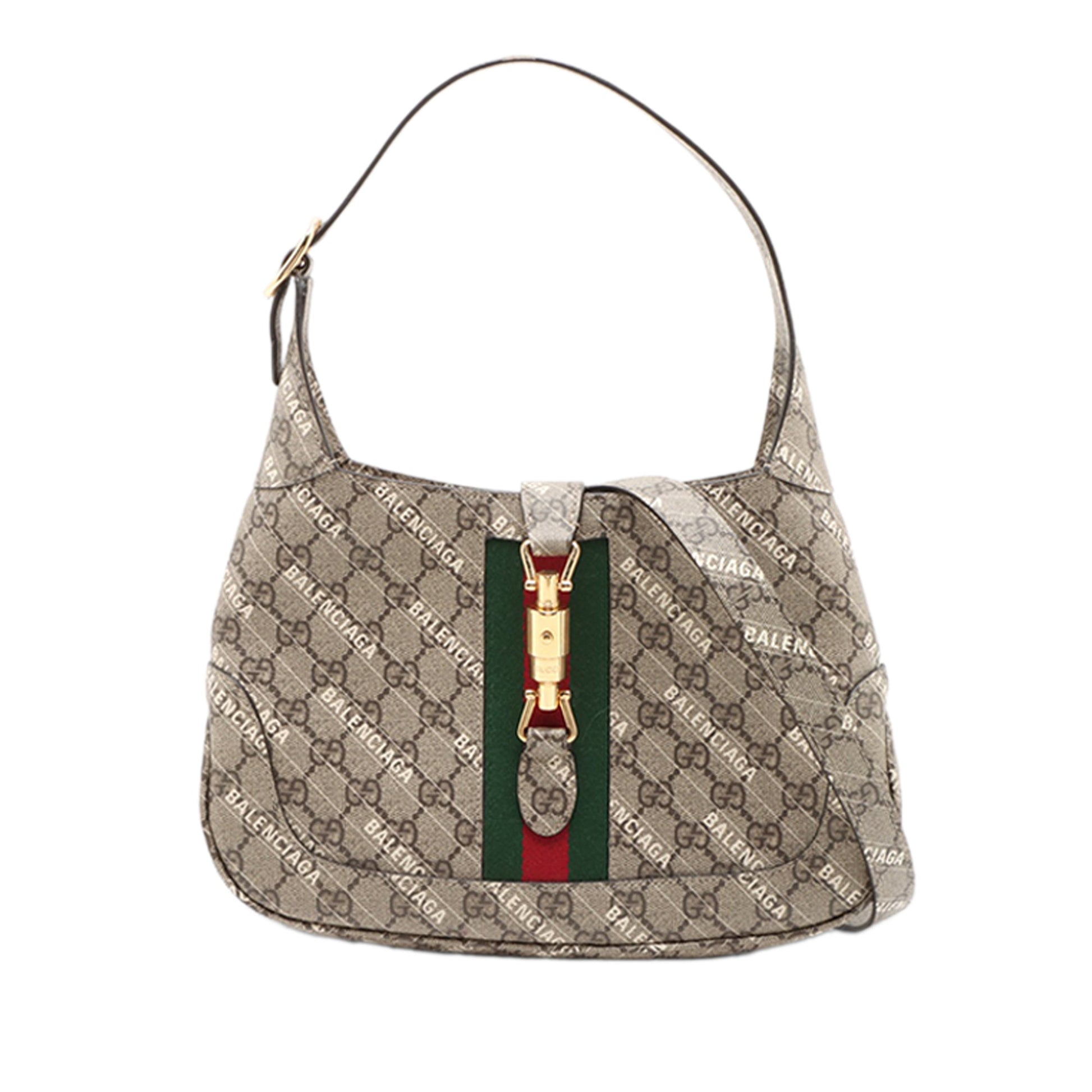 Gucci Balenciaga The Hacker Project Small GG Supreme Web Jackie 1961