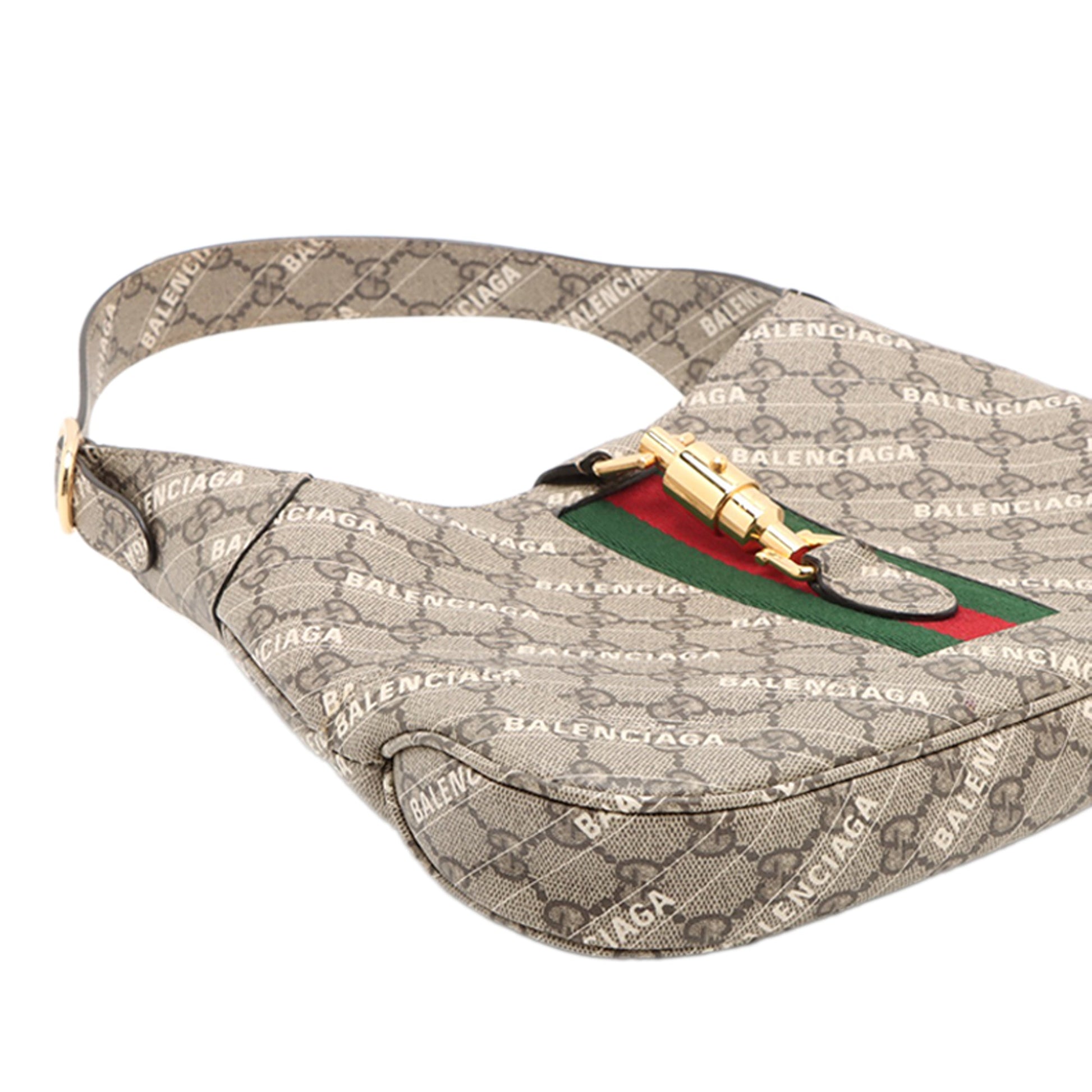 Gucci Balenciaga The Hacker Project Small GG Supreme Web Jackie 1961