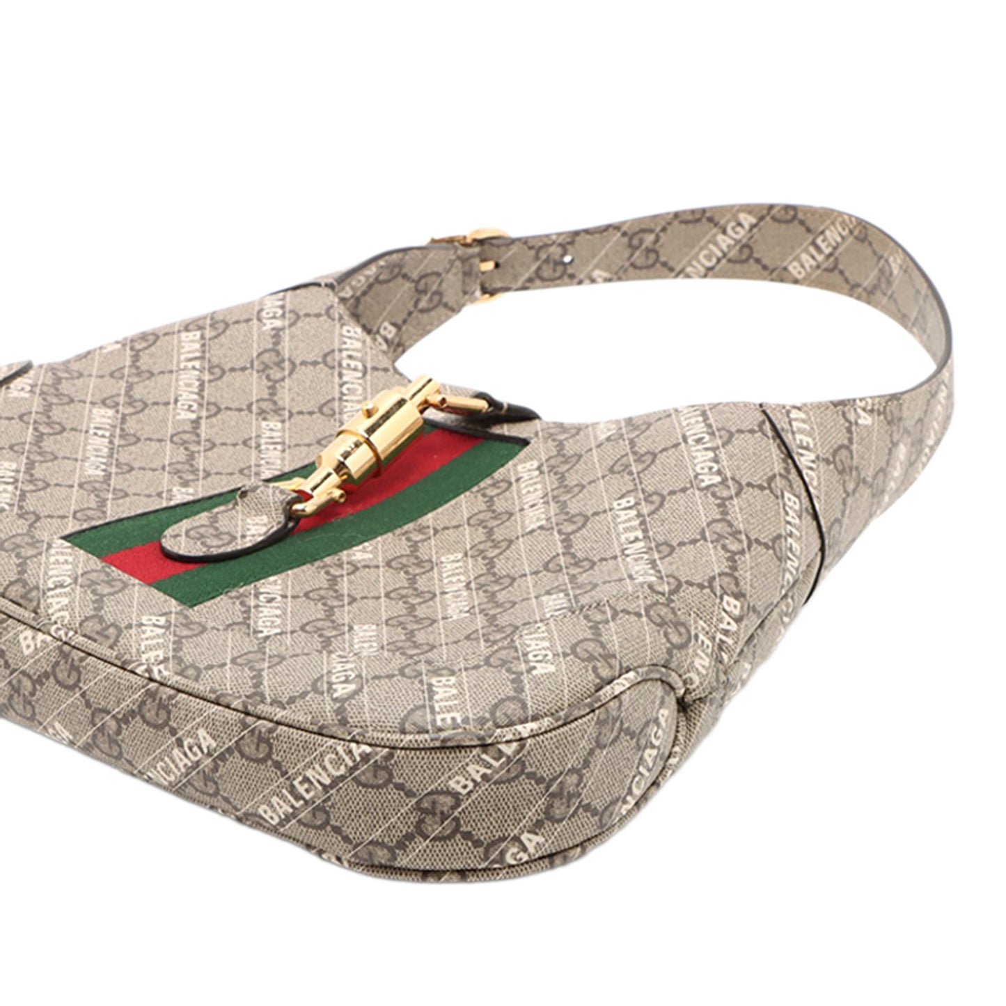 Gucci Balenciaga The Hacker Project Small GG Supreme Web Jackie 1961