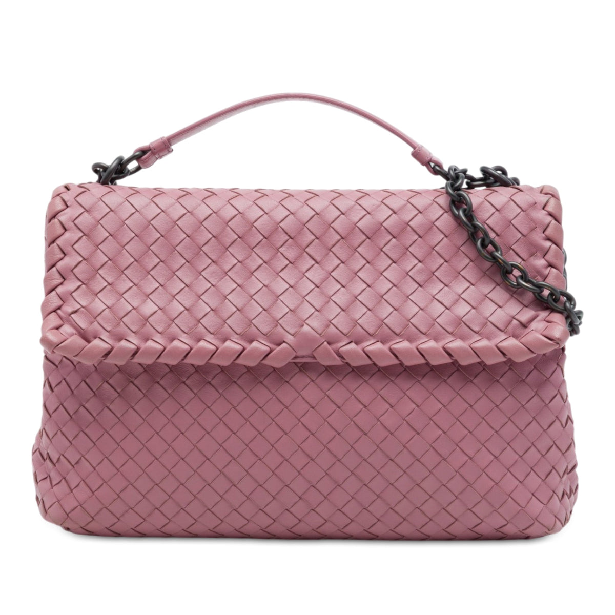 Bottega Veneta Medium Nappa Intrecciato Olimpia Shoulder Bag