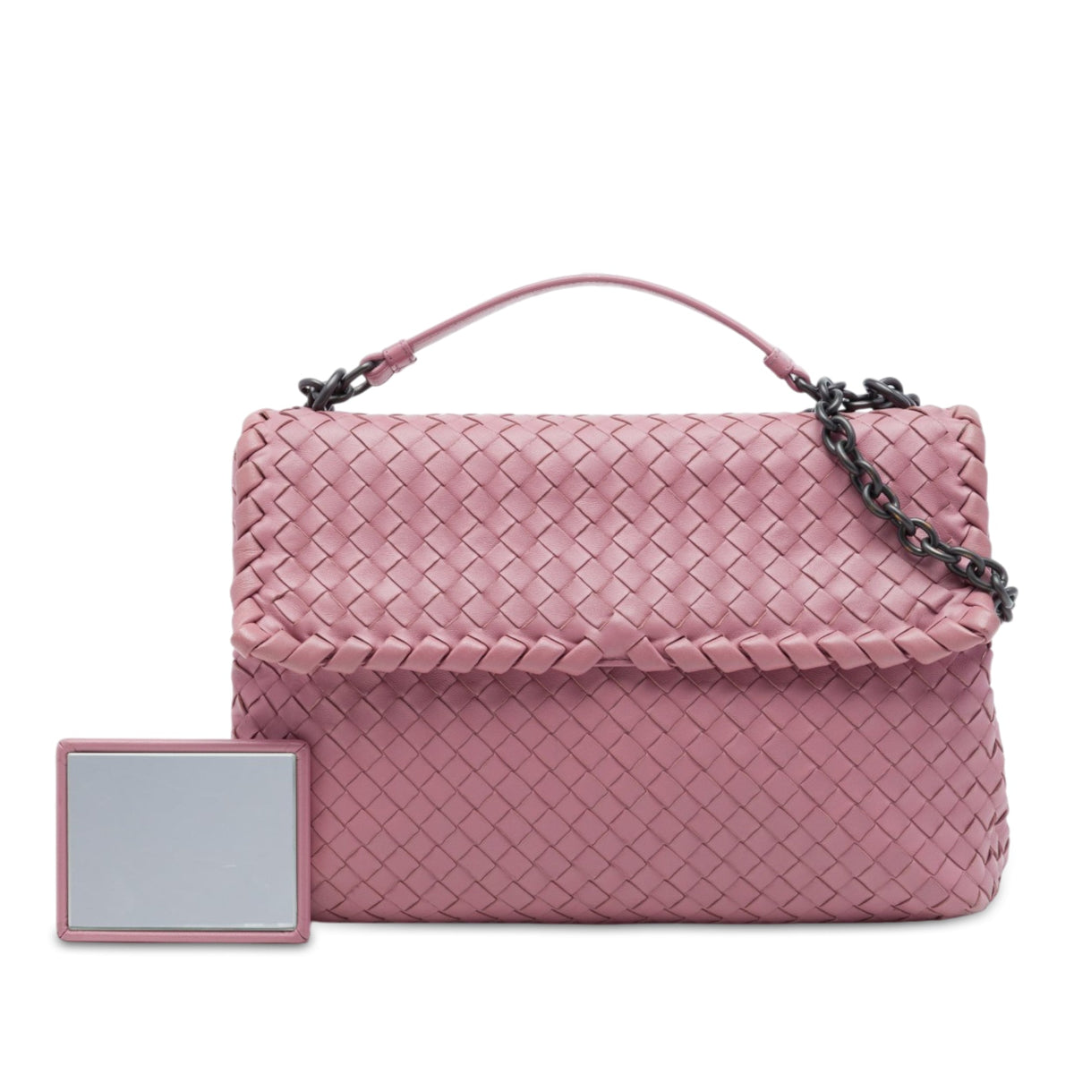 Bottega Veneta Medium Nappa Intrecciato Olimpia Shoulder Bag
