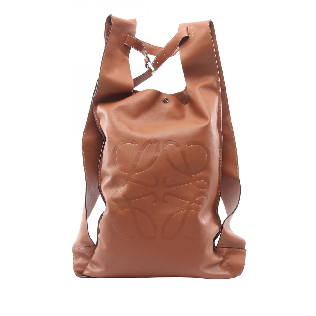LOEWE Anagram Leather Shopper Backpack
