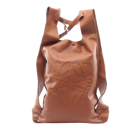 LOEWE Anagram Leather Shopper Backpack
