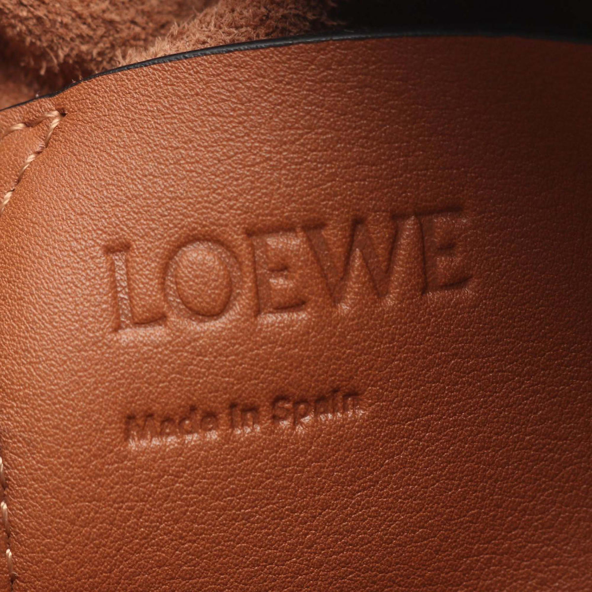 LOEWE Anagram Leather Shopper Backpack