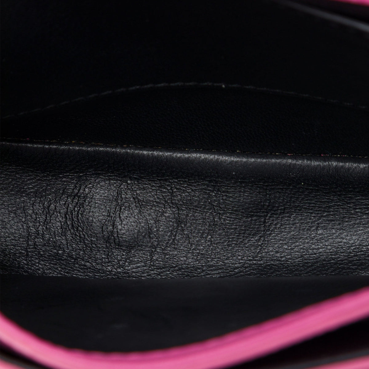 Balenciaga Grained Calfskin Logo Ville Day Crossbody XS