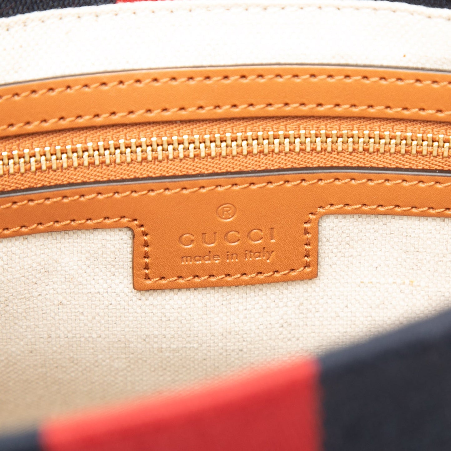Gucci Mini Canvas Interlocking G Web Tote