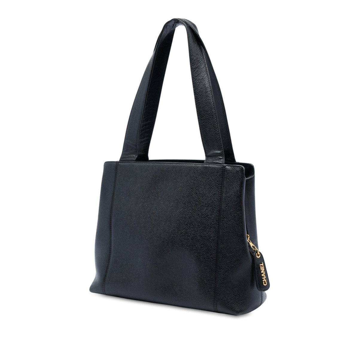 Chanel Caviar LAX Embroidered Logo Tote