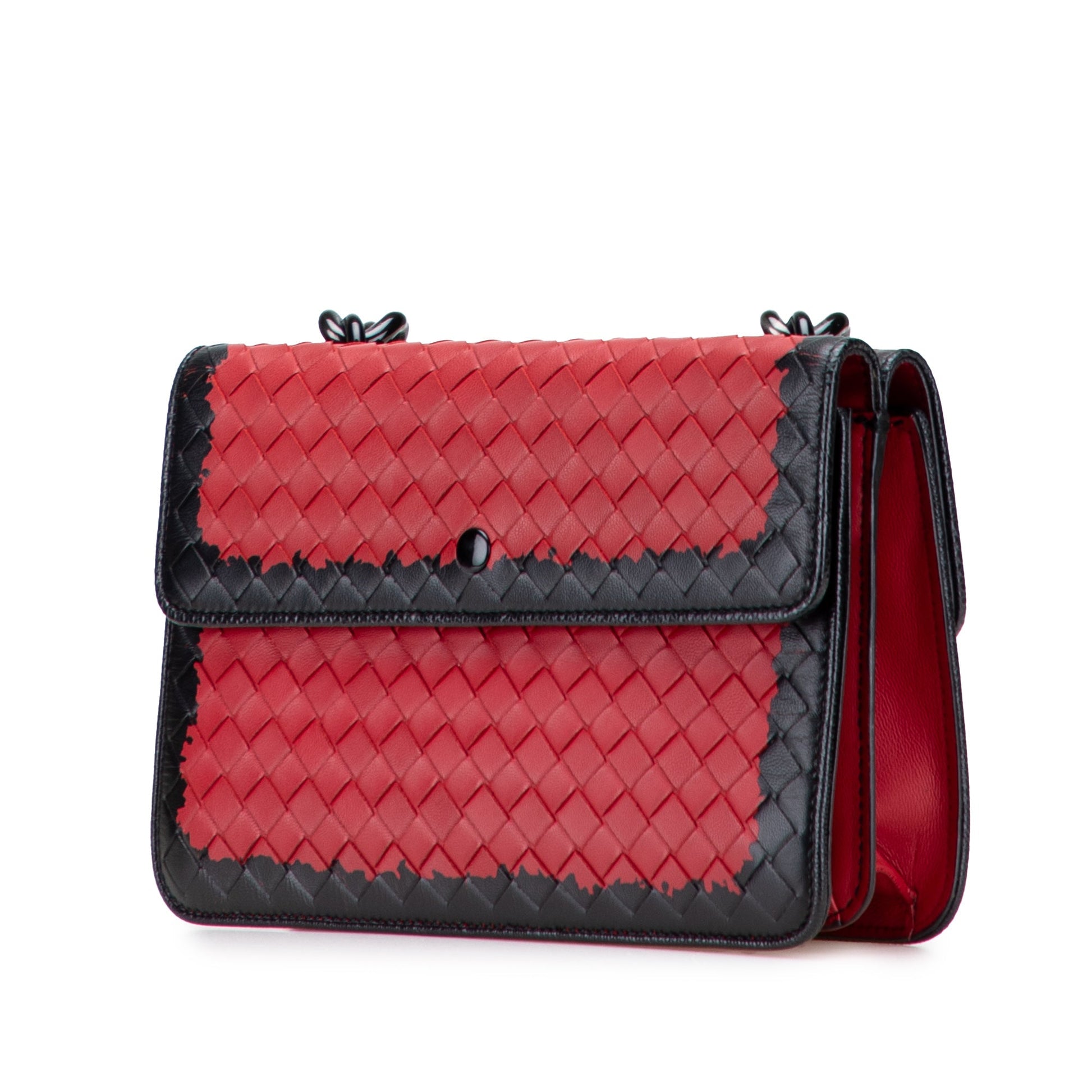 Bottega Veneta Nappa Intrecciato Glass Shoulder Bag