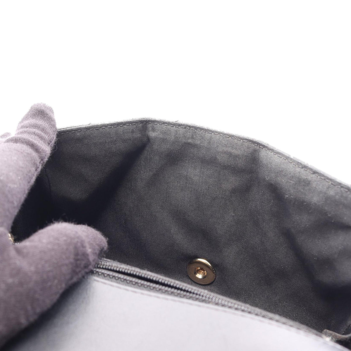 Chanel Small Chevron Lambskin Statement Flap