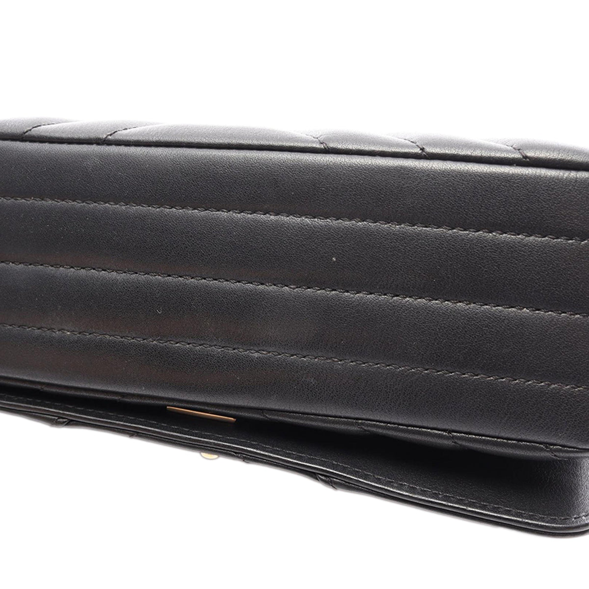 Chanel Small Chevron Lambskin Statement Flap