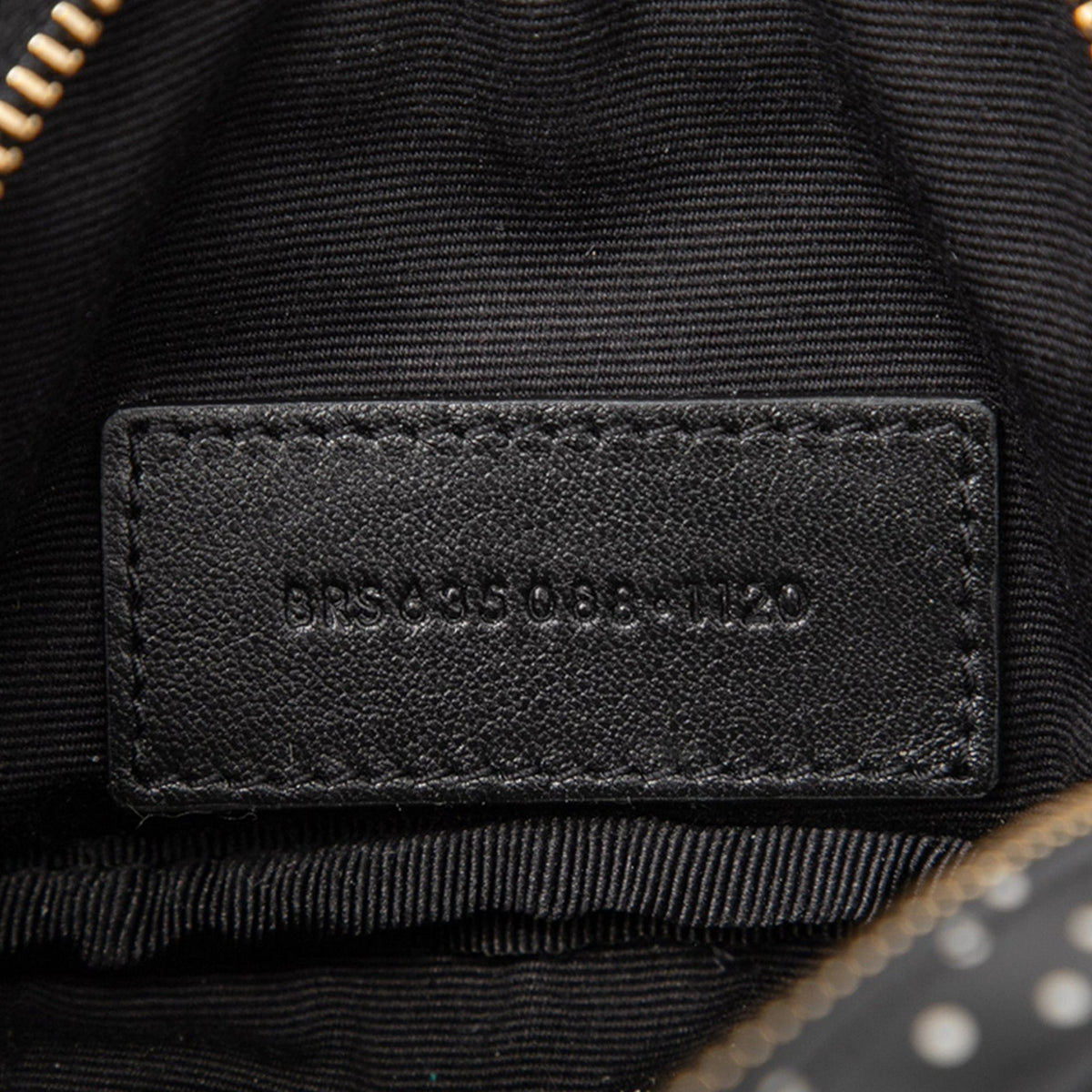 Saint Laurent Baby Quilted Chevron Calfskin Monogram Polka Dot Lou Camera Bag