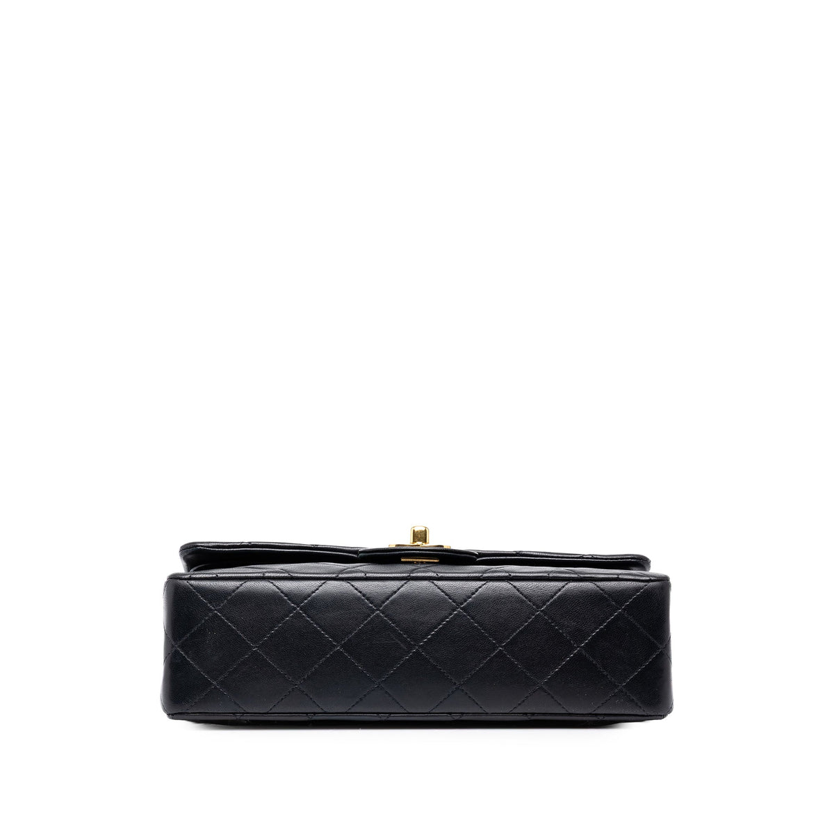 Chanel Small Classic Lambskin Double Flap — Black