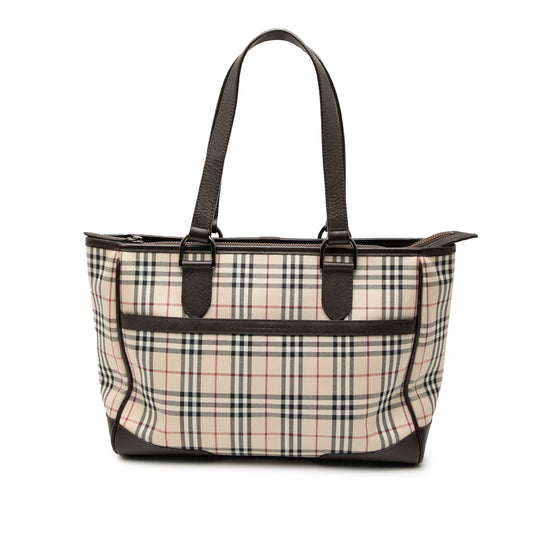 Burberry House Check Canvas Tote