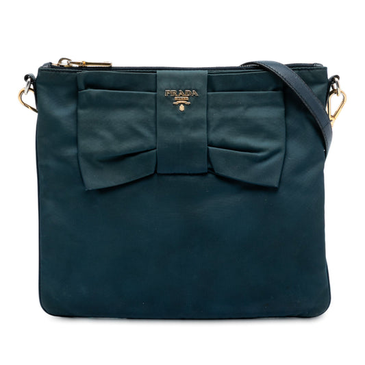 Prada Tessuto Fiocco Bow Crossbody