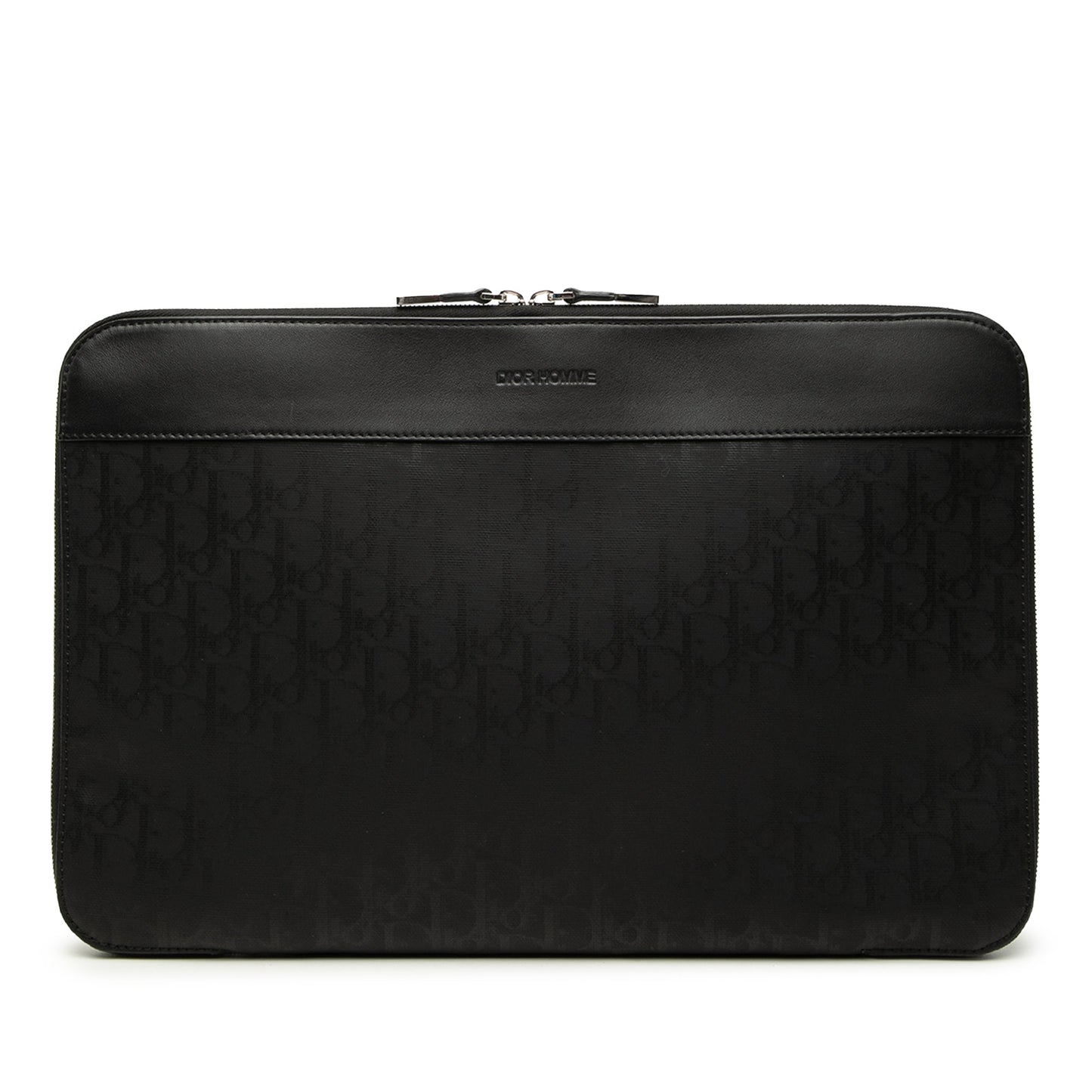 Dior Oblique Coated Canvas Homme Zip Laptop Sleeve