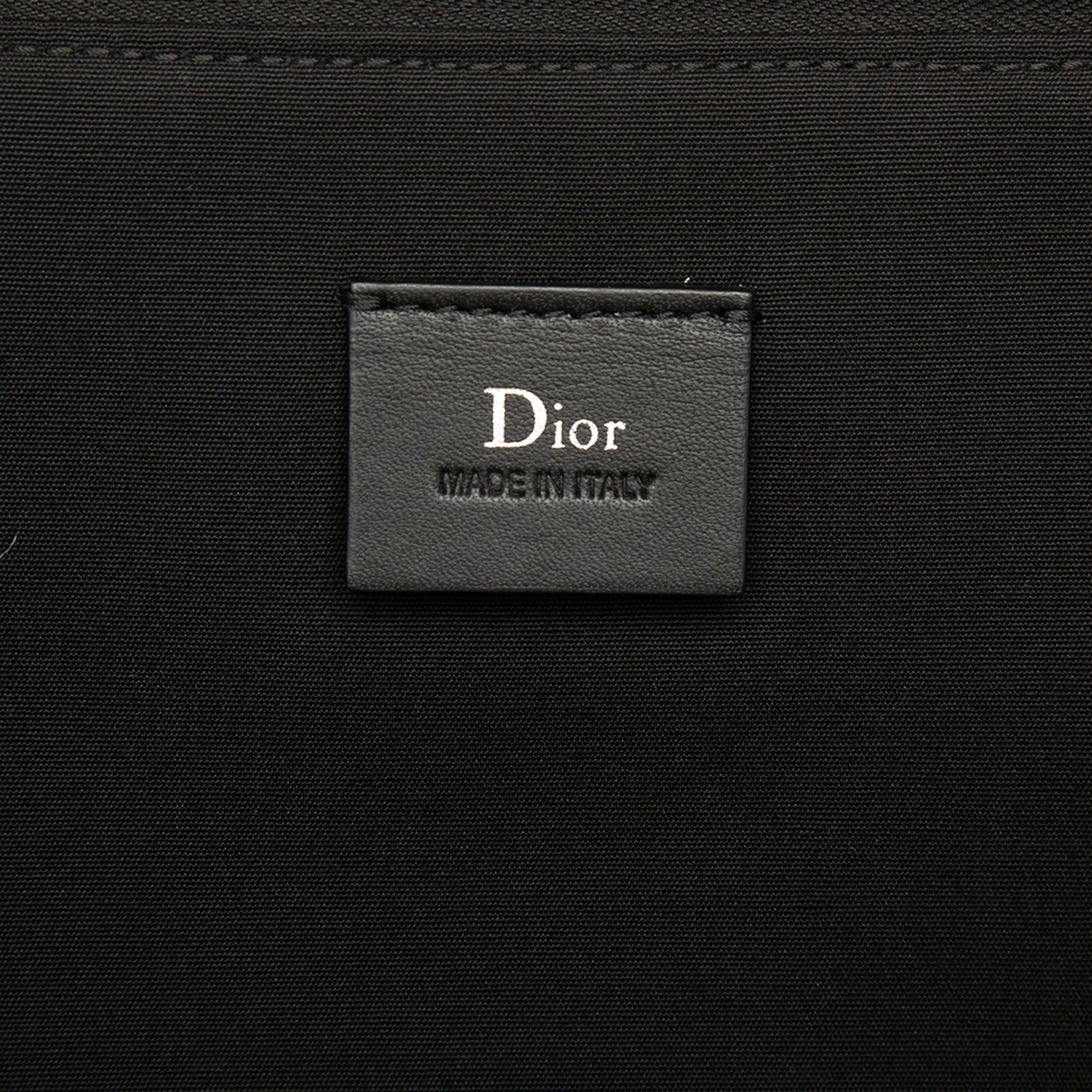 Dior Oblique Coated Canvas Homme Zip Laptop Sleeve