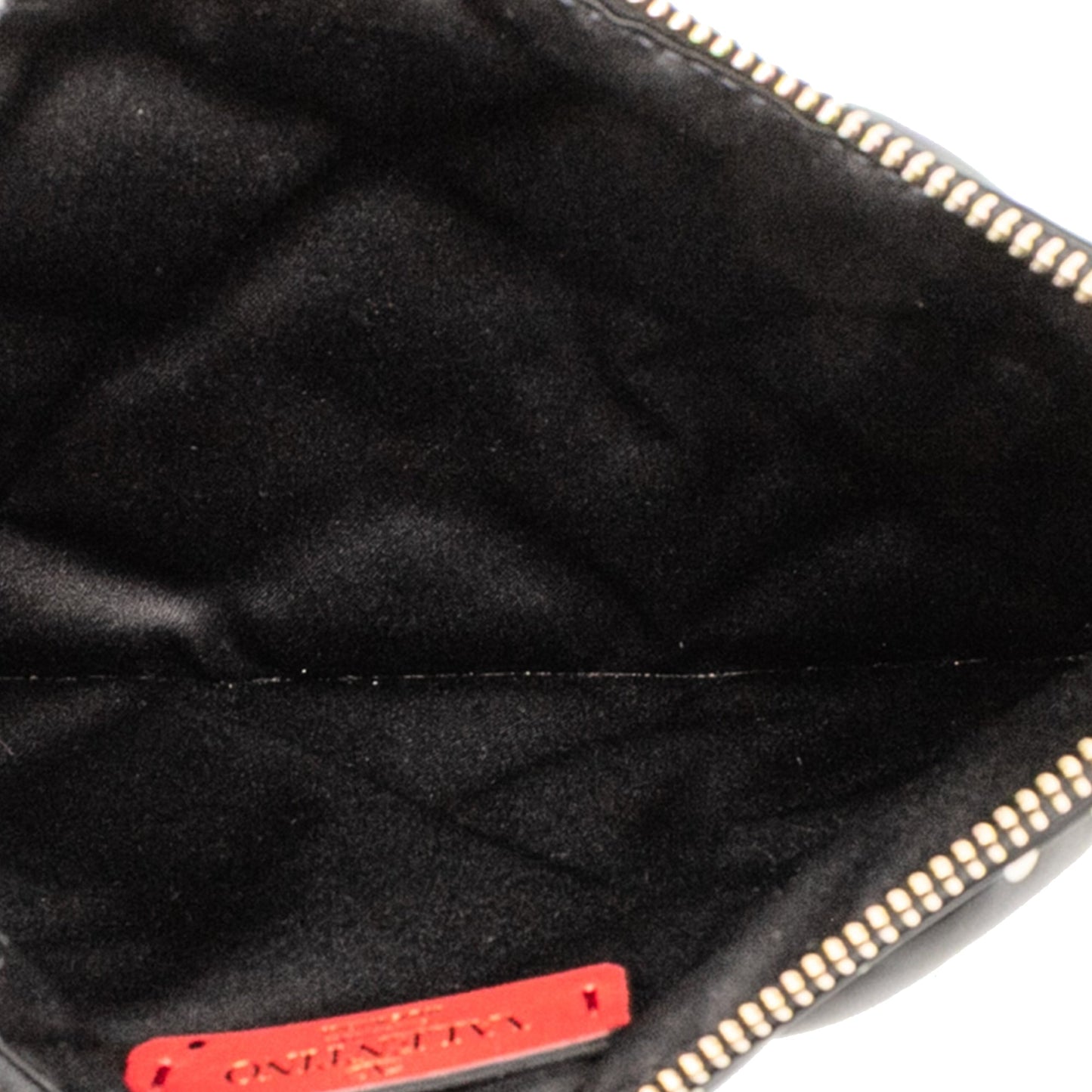 Valentino Leather Polka Dot Rockstud Clutch