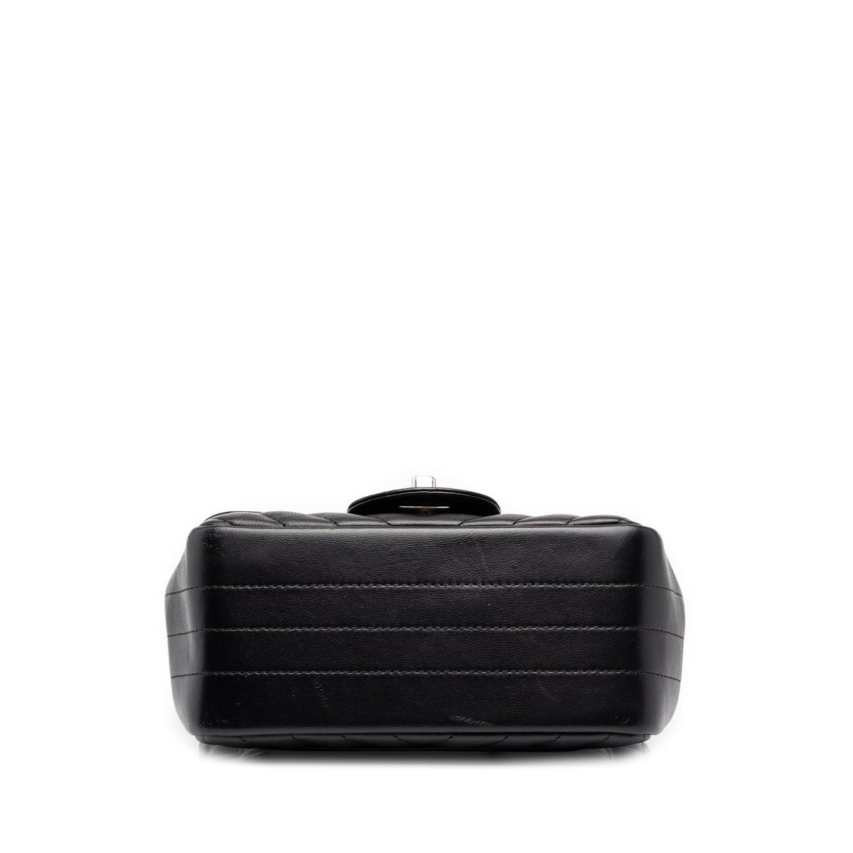 Chanel Mini Square Classic Chevron Lambskin Single Flap