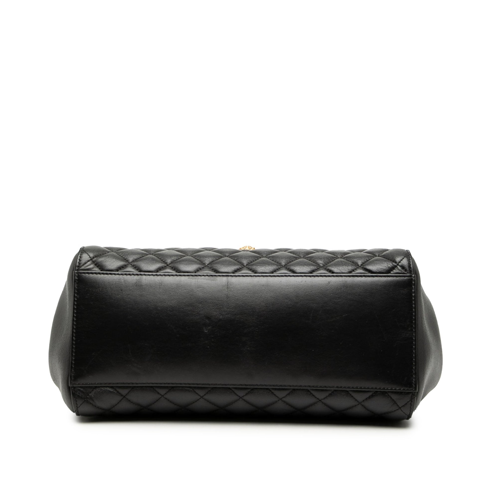 Medium Quilted Nappa Leather La Medusa Tote