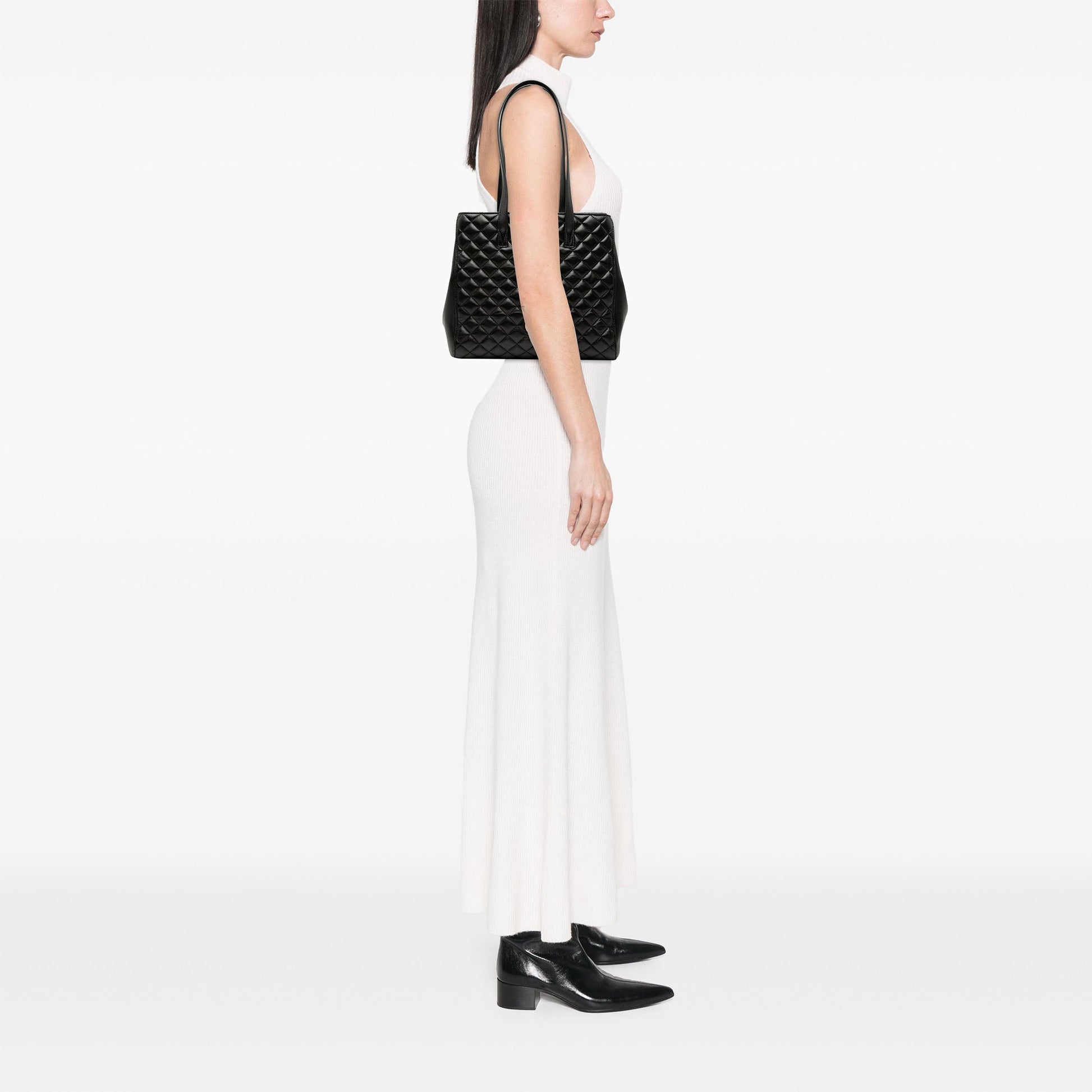 Medium Quilted Nappa Leather La Medusa Tote