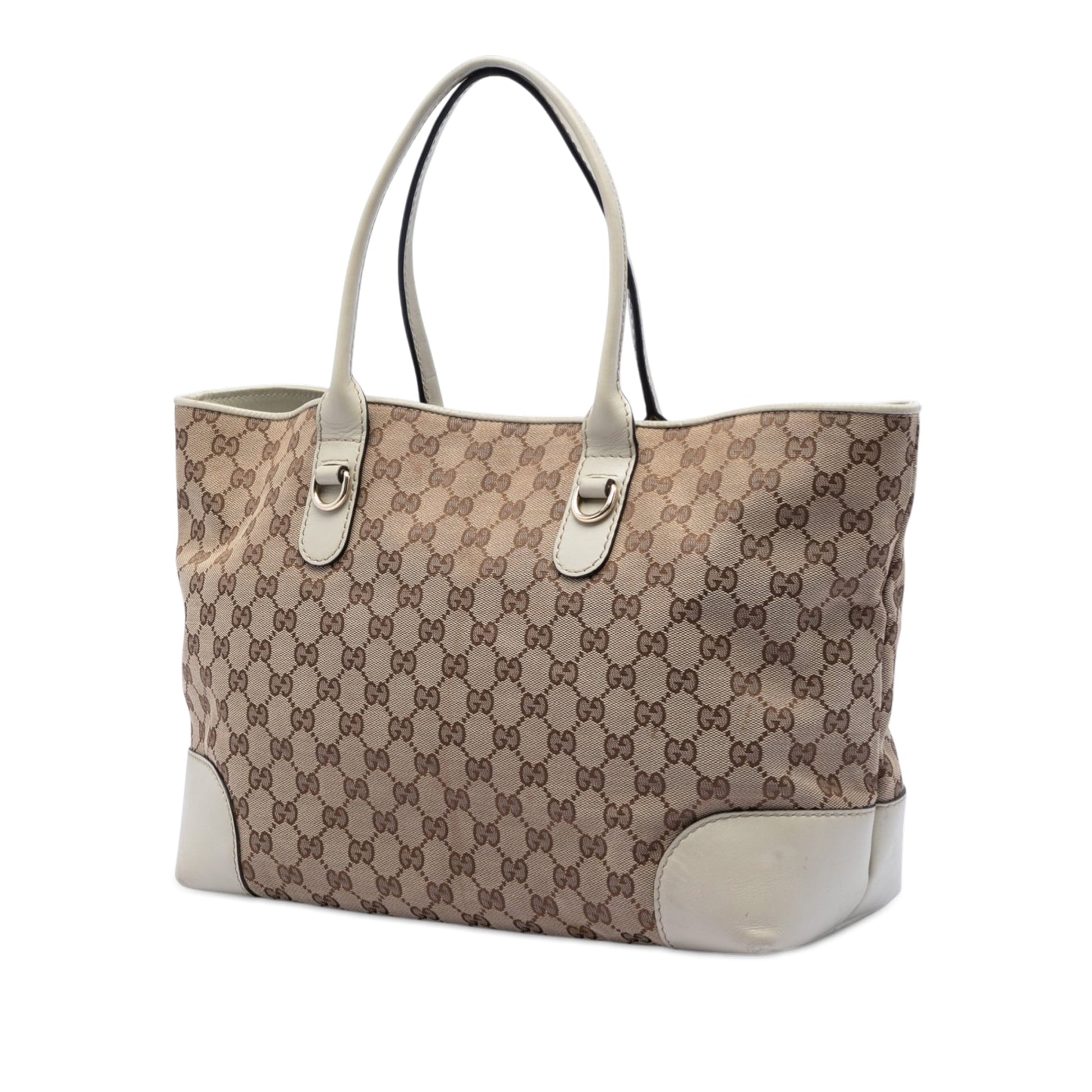 Gucci GG Canvas Heart Bit Tote