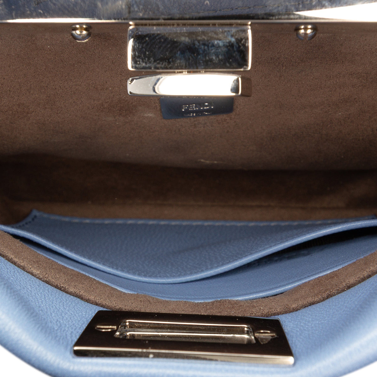 Fendi Micro Nappa Peekaboo Iconic Satchel