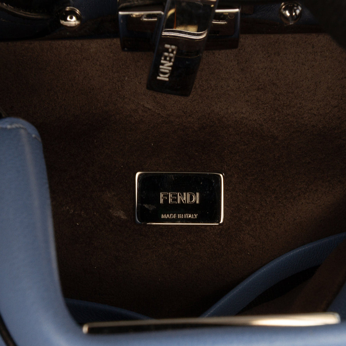 Fendi Micro Nappa Peekaboo Iconic Satchel