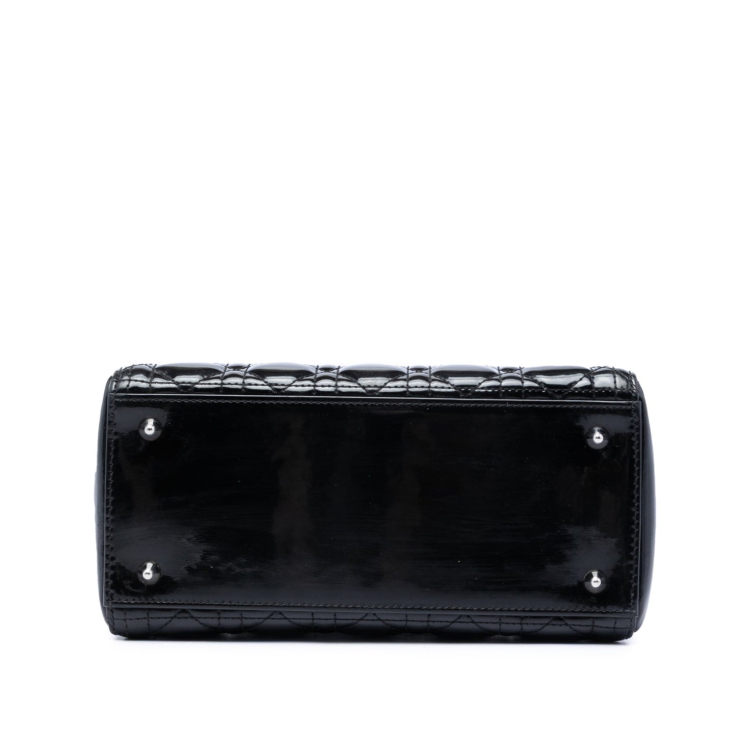 Dior Medium Patent Cannage Lady Dior