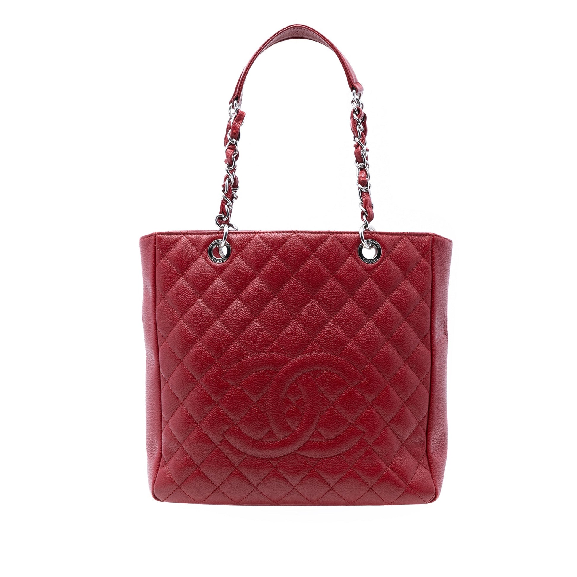 Chanel Caviar Vertical Grand Shopping Tote