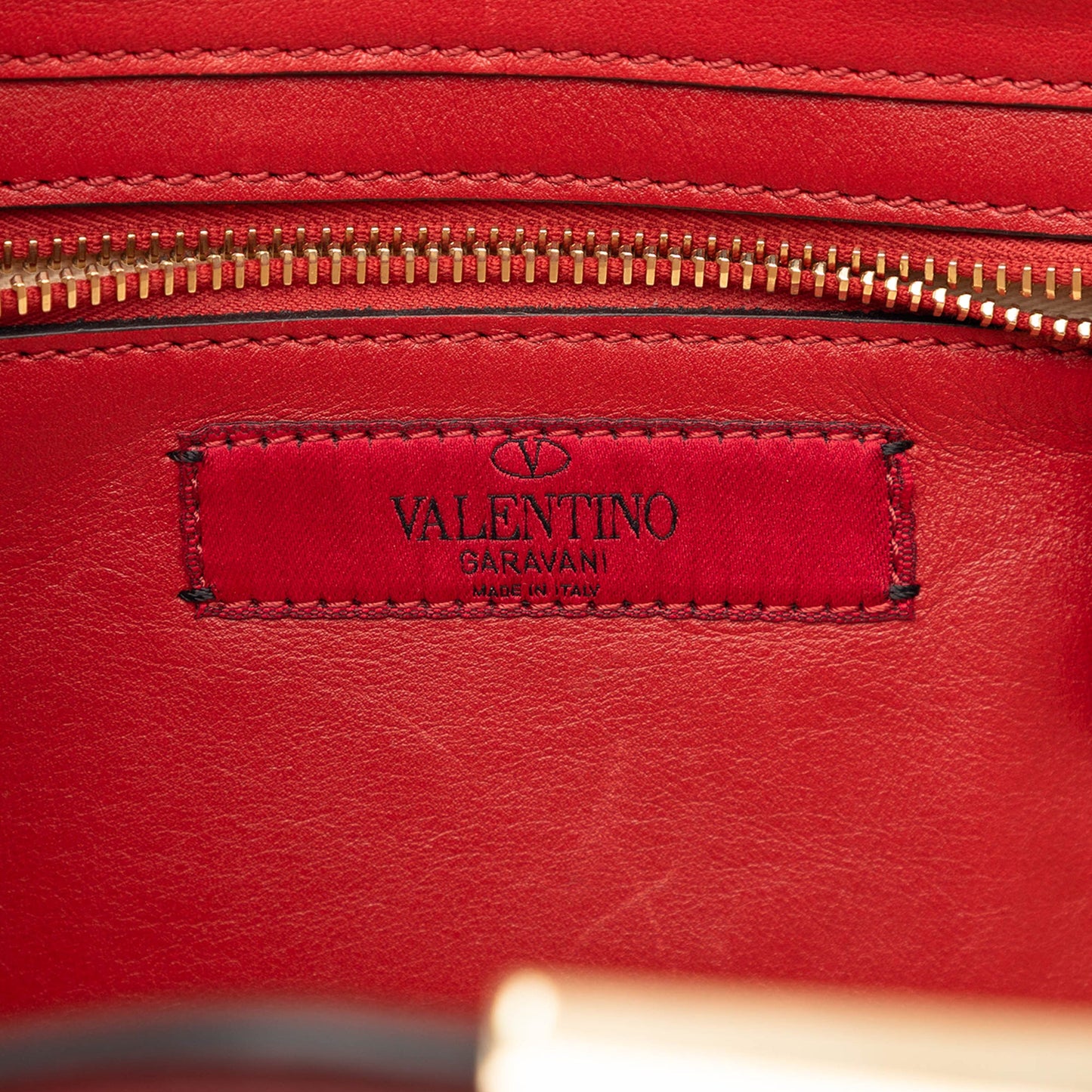 Valentino Small Leather Rockstud Trapeze Satchel