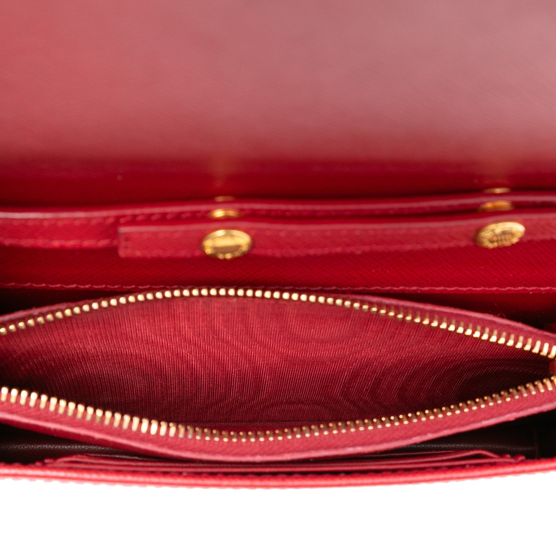 Prada Saffiano Wallet On Chain
