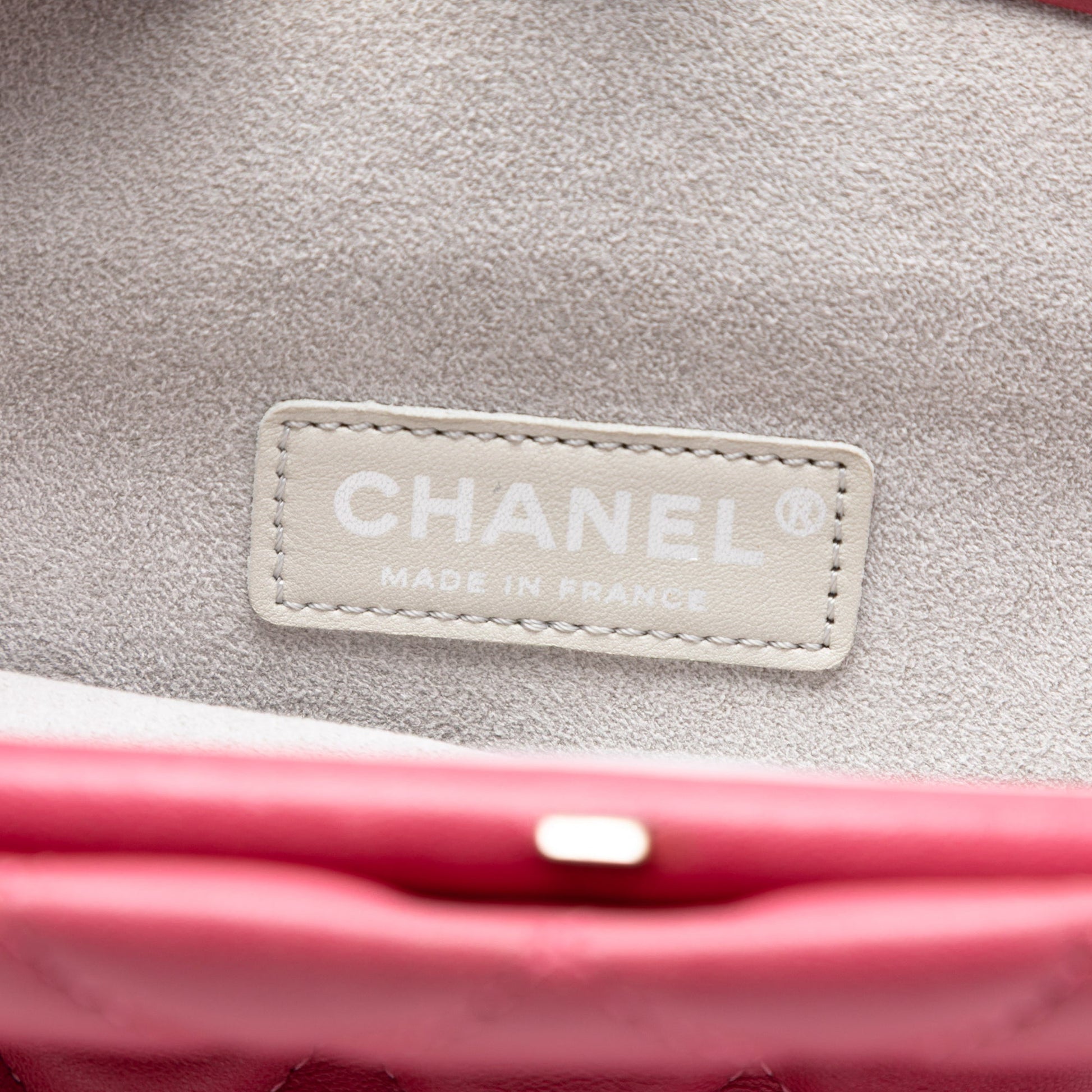 Chanel Quilted Lambskin Kiss Lock Clutch