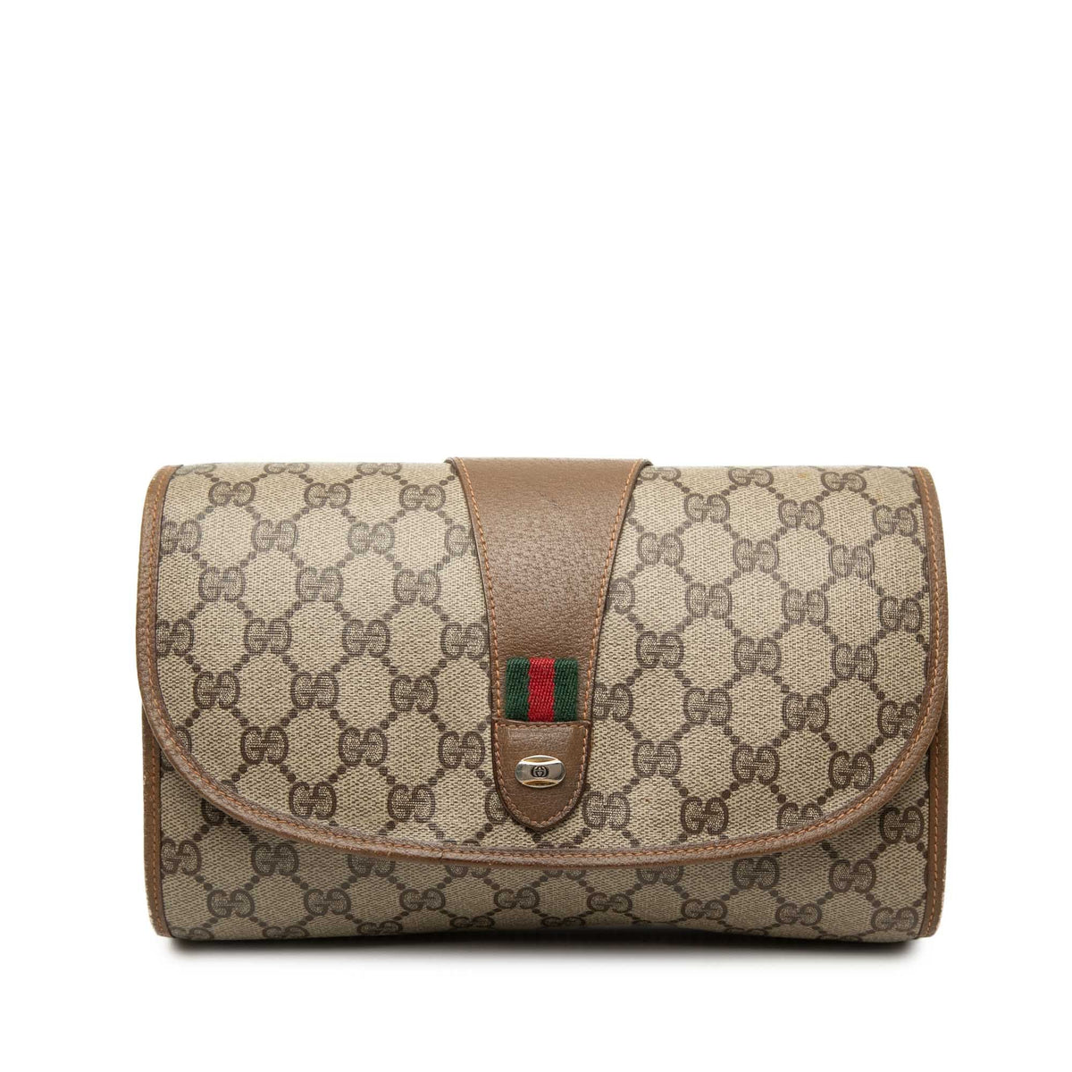 Gucci GG Supreme Web Clutch