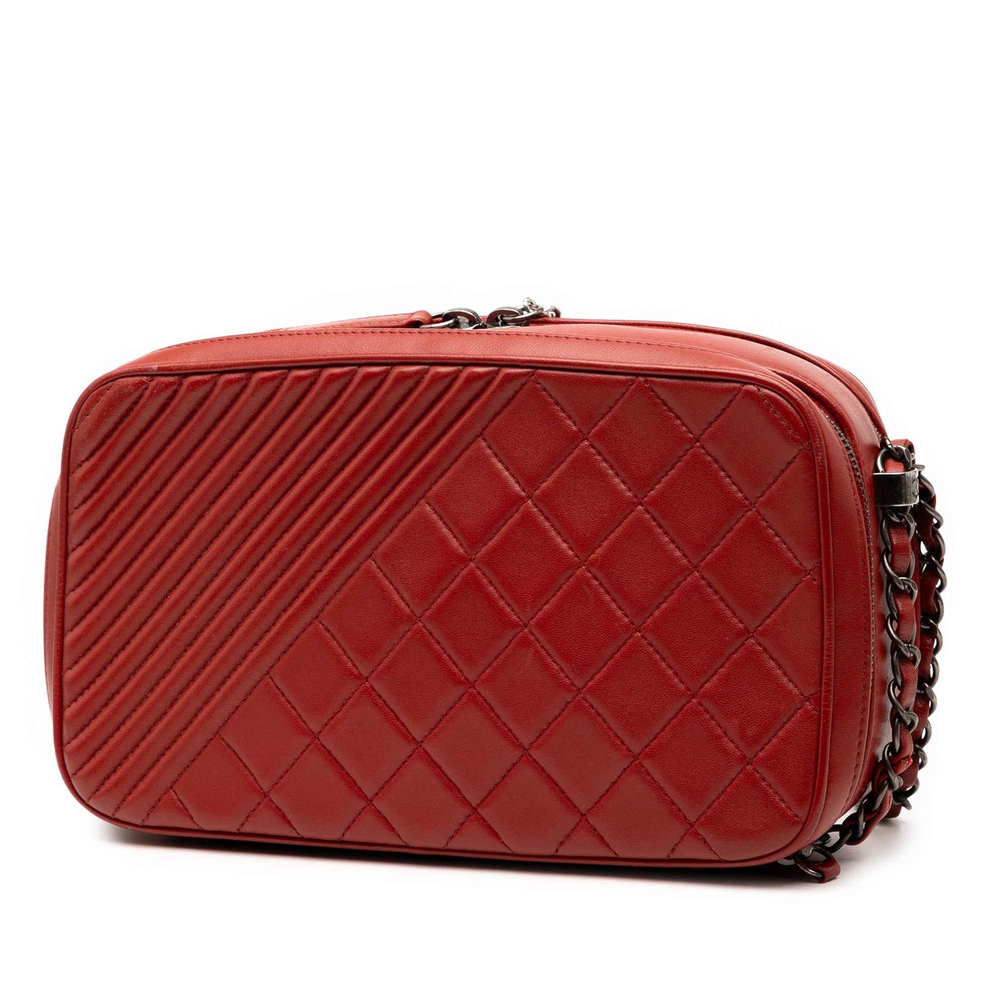 Chanel Medium Quilted Lambskin Coco Boy Camera Bag